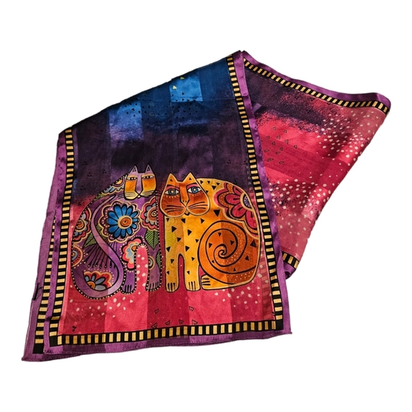 Laurel Burch Accessories - Laurel Burch Cat Scarf